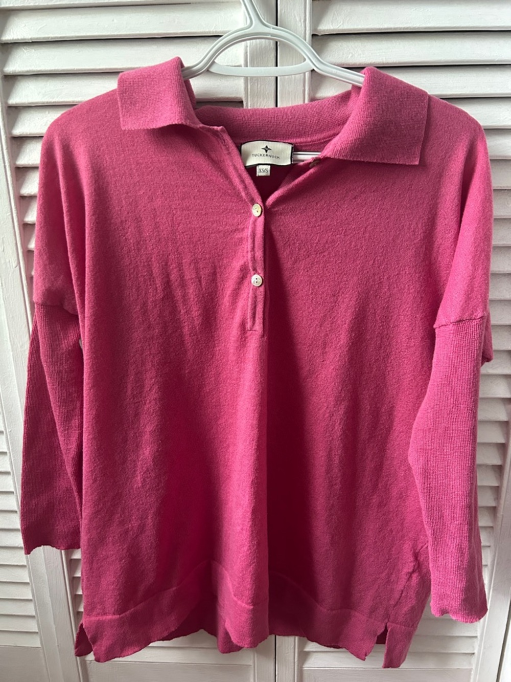 Tuckernuck Clayton Linen Blend Buttoned Polo